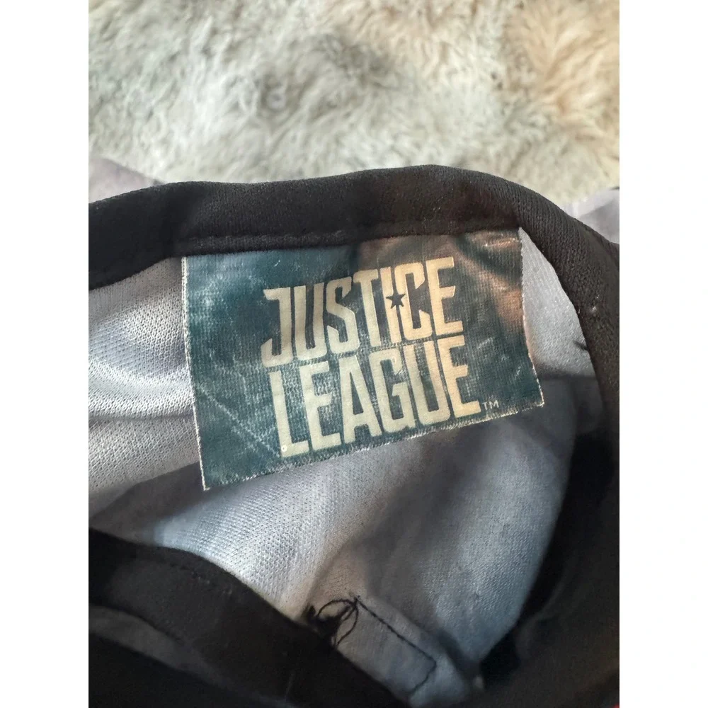 Justice League Cyborg Muscle Chest Costume Jumpsuit DC Comics Grey Black-0623